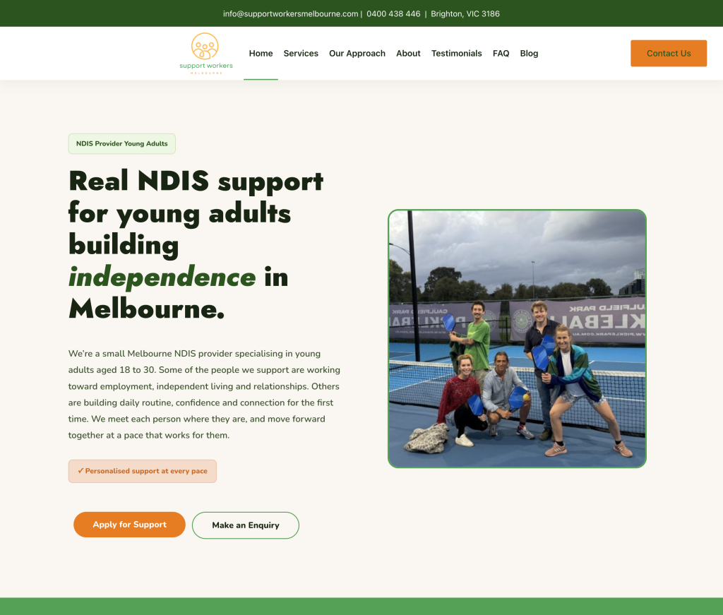 Dev.supportworkersmelbourne.com